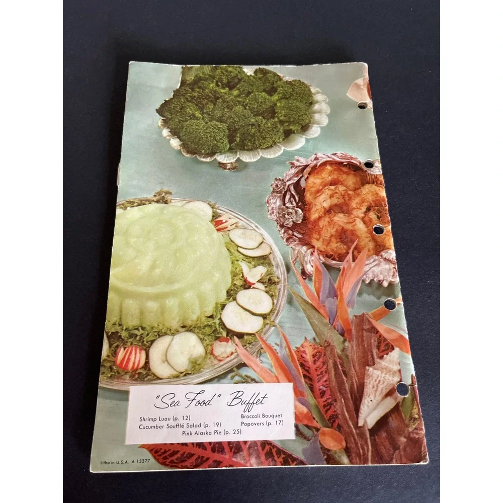 Vintage Betty Crocker Frankly Fancy Foods Recipe Book Mid Century Booklet